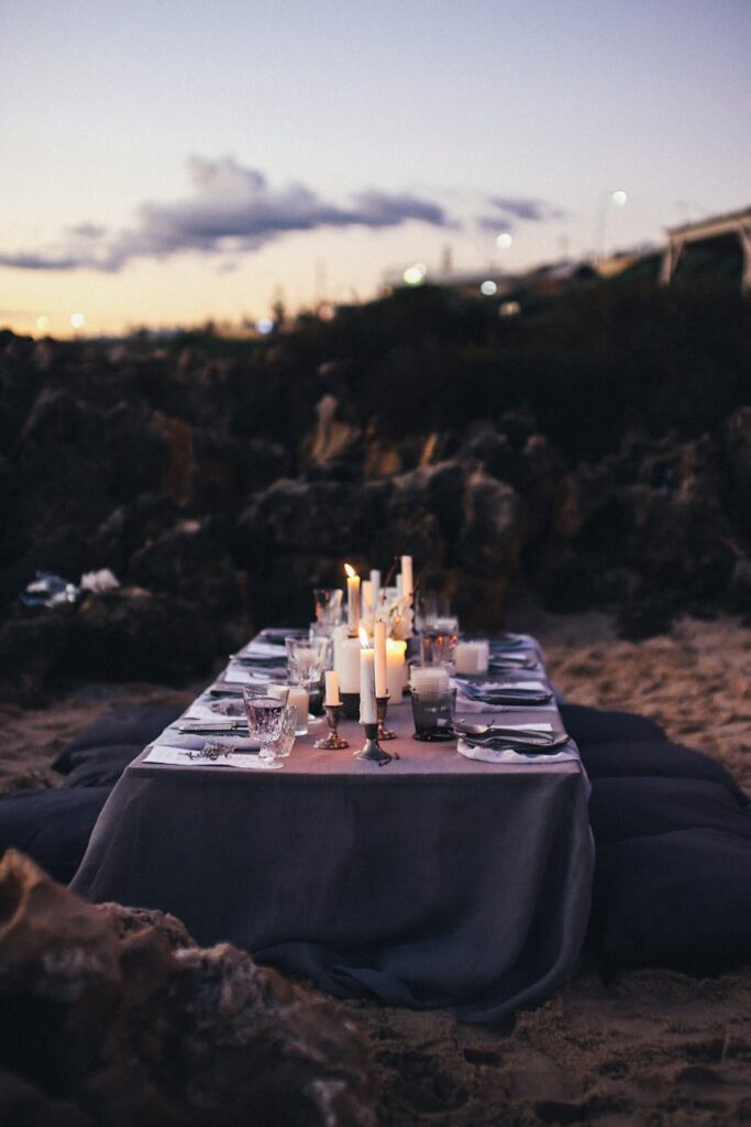 Zanzibar Honeymoon Travel Guide — Candlelit dinner beach